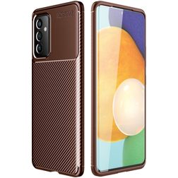 Mobigear Racing Coque Samsung Galaxy A82 5G Coque arrière en TPU Souple - Marron
