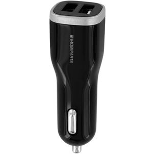 Mobiparts - Double USB Chargeur voiture 5A - Noir