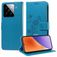 Mobigear Flowers Housse Xiaomi 15 Etui Porte-Monnaie - Bleu