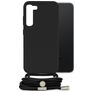 Mobilize Lanyard Gelly Samsung Galaxy S23 Plus Coque avec cordon en TPU Souple - Noir