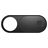 Mobigear Essentials - Cache webcam Curseur de Confidentialité - Noir
