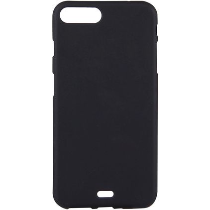 Mobigear Colors Coque iPhone 8 Plus Coque arrière en TPU Souple - Noir
