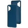 Mobiparts Coque Samsung Galaxy A32 5G Coque arrière en Silicone - Blueberry Blue