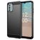 Mobigear Brushed Slim Coque Nokia G42 Coque arrière en TPU Souple - Noir