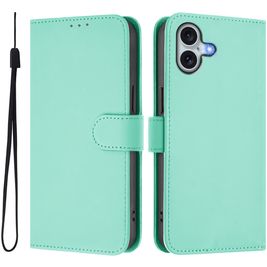 Mobigear Urban Wallet Housse iPhone 16 Plus Etui Porte-Monnaie - Vert