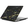 Mobigear Marble MacBook Pro 16 Pouces (2021-2026) Coque - Noir / Marron - Model A2485 / A2780 / A2991 / A3186 / A3428 / A3429