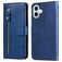 Mobigear Zipper Housse iPhone 17 Etui Porte-Monnaie - Bleu