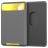 Mobigear Pocket - Porte Cartes en en Silicone - 2 Cartes - Compatible MagSafe - Gris