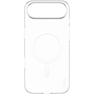 CARE by PanzerGlass SL1M Coque Transparente iPhone Air MagSafe Coque arrière Rigide Extra-fin - Transparent