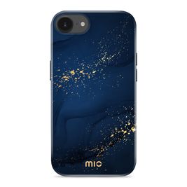 MIO Coque iPhone 16e MagSafe Coque arrière Rigide - Midnight Sparkle