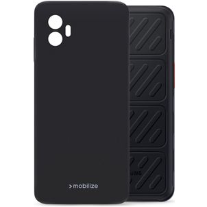 Mobilize Rubber Gelly Coque Samsung Galaxy Xcover 7 Pro Coque arrière en TPU Souple - Noir