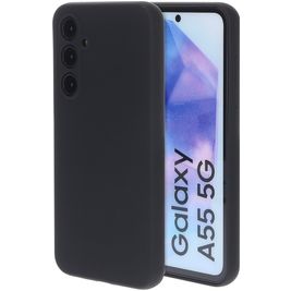 Mobiparts Coque Samsung Galaxy A55 Coque arrière en Silicone - Noir Mobiparts Coque Samsung Galaxy A55 Coque arrière en Silicone - Noir