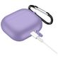 Mobigear Classic Coque Apple AirPods 3 Coque en Silicone Souple - Violet