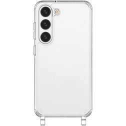 Mobigear Mix & Match Transparent Samsung Galaxy S23 TPU souple Coque avec cordon - Transparent