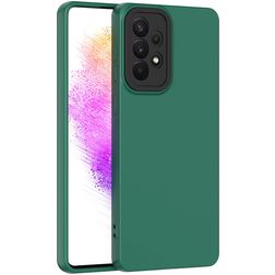 Mobigear Colors Coque Samsung Galaxy A73 Coque arrière en TPU Souple - Vert