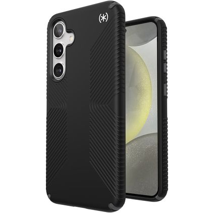 Speck Presidio2 Grip Coque Samsung Galaxy S24 Plus Coque arrière Rigide Anti-Chocs - Noir
