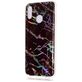 Mobigear Marble Coque Huawei P20 Lite (2018) Coque arrière en TPU Souple - Noir