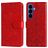 Mobigear Sunflower Housse Samsung Galaxy S26 Plus Etui Porte-Monnaie - Rouge