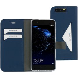 Mobiparts Classic Wallet Housse Huawei P10 Etui Porte-Monnaie - Bleu