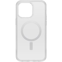OtterBox Symmetry Plus Coque Transparente iPhone 14 Pro Max MagSafe Coque arrière Rigide Anti-Chocs - Transparent