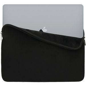 Mobiparts Neoprene Pochette Ordinateur portable en Neoprène 13 Pouces Housse ordinateur - Noir