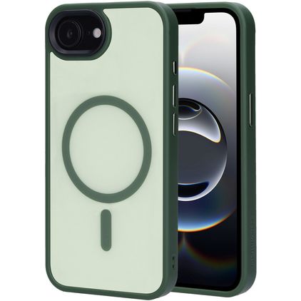 Mobiparts Hardcover Coque iPhone 17e MagSafe Coque arrière Rigide - Satin Green