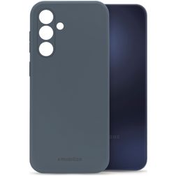 Mobilize Rubber Gelly Coque Samsung Galaxy A15 Coque arrière en TPU Souple - Matt Blue