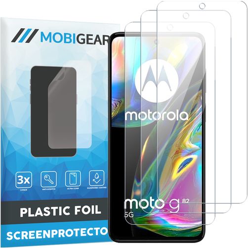 Mobigear Motorola Moto G82 Protection d'écran Film - Compatible Coque (Lot de 3)