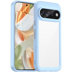 Mobigear Crystal Coque Google Pixel 11 Pro Coque arrière Rigide - Bleu