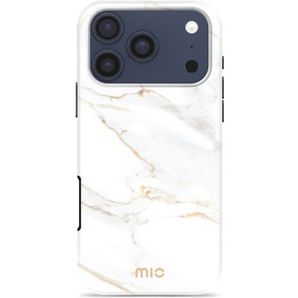 MIO Coque iPhone 17 Pro MagSafe Coque arrière Rigide - White Marble