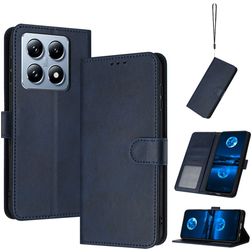 Mobigear Wallet Housse Xiaomi 14T Etui Porte-Monnaie - Dark Blue