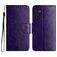 Mobigear Flowers Housse Samsung Galaxy A56 Etui Porte-Monnaie - Violet