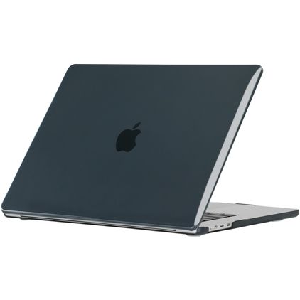 Mobigear Glossy MacBook Air 15 pouces (2023-2026) Coque rigide pour MacBook - Noir - Modèle A2941 / A3114 / A3241 / A3448