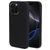 Mobiparts Coque iPhone 16 Pro Max Coque arrière en Silicone - Noir