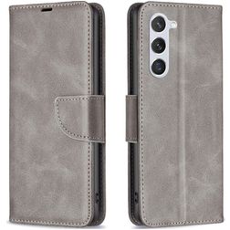 Mobigear Excellent Housse Samsung Galaxy S24 Etui Porte-Monnaie - Gris