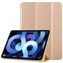 Mobigear Tri-Fold Gel iPad Air 5 (2022) TPU / Similicuir Étui - Or