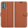 Mobigear Classic Housse Motorola Moto G60 Etui Porte-Monnaie - Marron