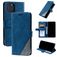 Mobigear Rhombus Housse iPhone 12 Pro Etui Porte-Monnaie - Bleu