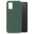 Mobilize Rubber Gelly Coque Samsung Galaxy A03s Coque arrière en TPU Souple - Matt Green