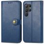 Mobigear Snap Button Housse Samsung Galaxy S25 Plus Etui Porte-Monnaie - Bleu