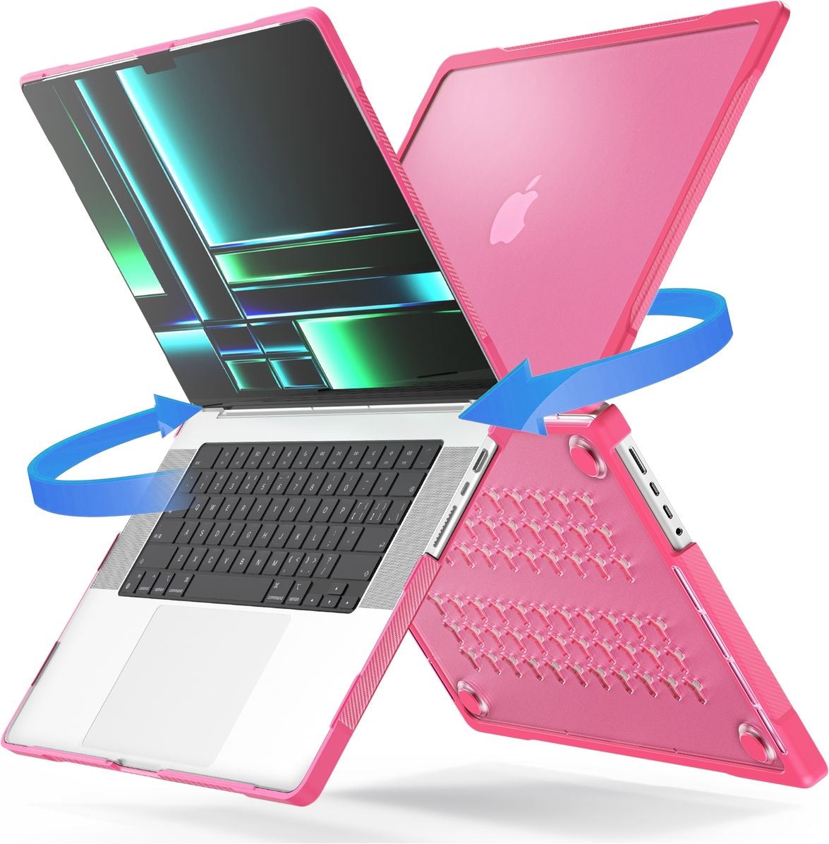 Mobigear Shockproof Pro MacBook Pro 14 Pouces (2021-2025) Coque