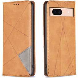 Mobigear Rhombus Slim Housse Google Pixel 8a Etui - Cognac
