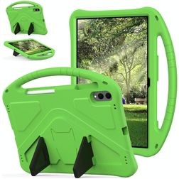 Mobigear AeroArmor Coque Samsung Galaxy Tab S11 Ultra Coque arrière en EVA + Porte-crayon + Support Amovible - Vert
