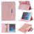 Mobigear Luxury Coque iPad 9 (2021) Etui + Porte-crayon - Rose