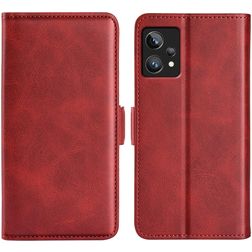 Mobigear Slim Magnet Housse Realme 9 Pro Plus Etui Porte-Monnaie - Rouge