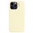 Nudient Base Coque iPhone 14 Plus Coque arrière en Silicone - Pale Yellow