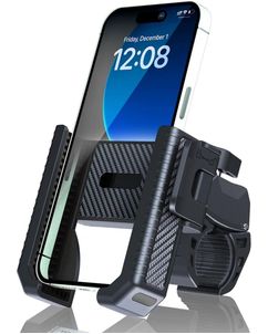 Mobigear Road Mate Support Vélo / Moto Guidon Pince Universel - Noir