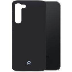 Mobilize Rubber Gelly Coque Samsung Galaxy S23 Coque arrière en TPU Souple - Matt Black