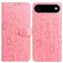 Mobigear Flowers Housse iPhone Air Etui Porte-Monnaie - Rose
