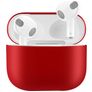 Mobigear Colors Coque Apple AirPods 3 Coque en Silicone Souple - Rouge